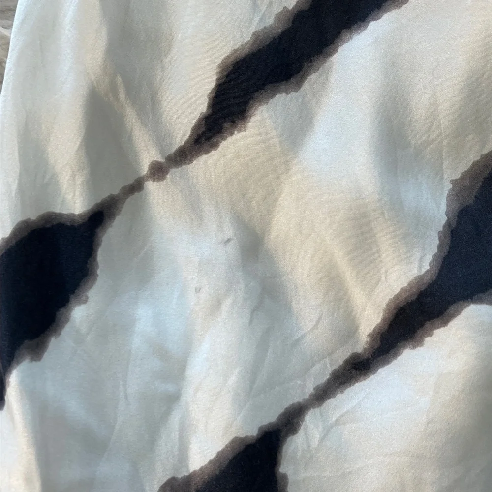 ATM Anthony Thomas Melillo skirt Tie-dye Silk Charmuese Stripe Slip Size XS - Picture 4 of 6